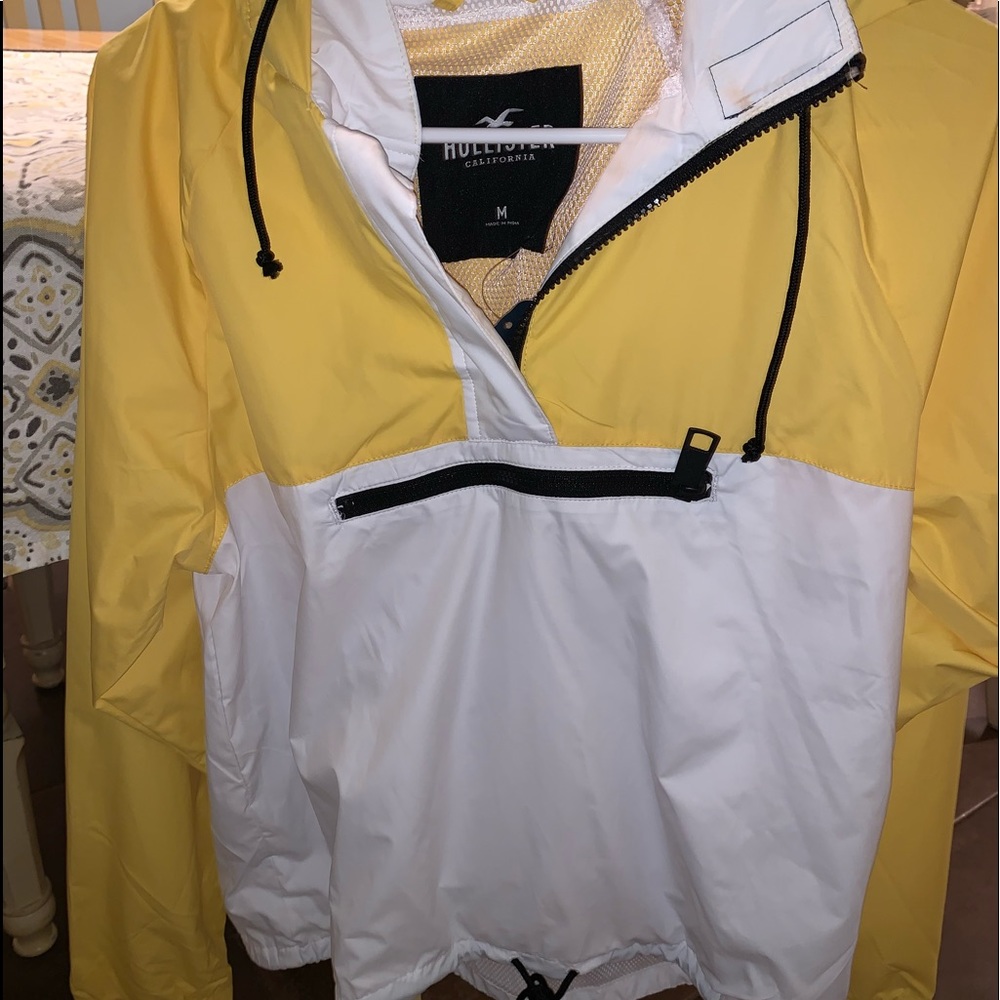 Yellow Windbreaker